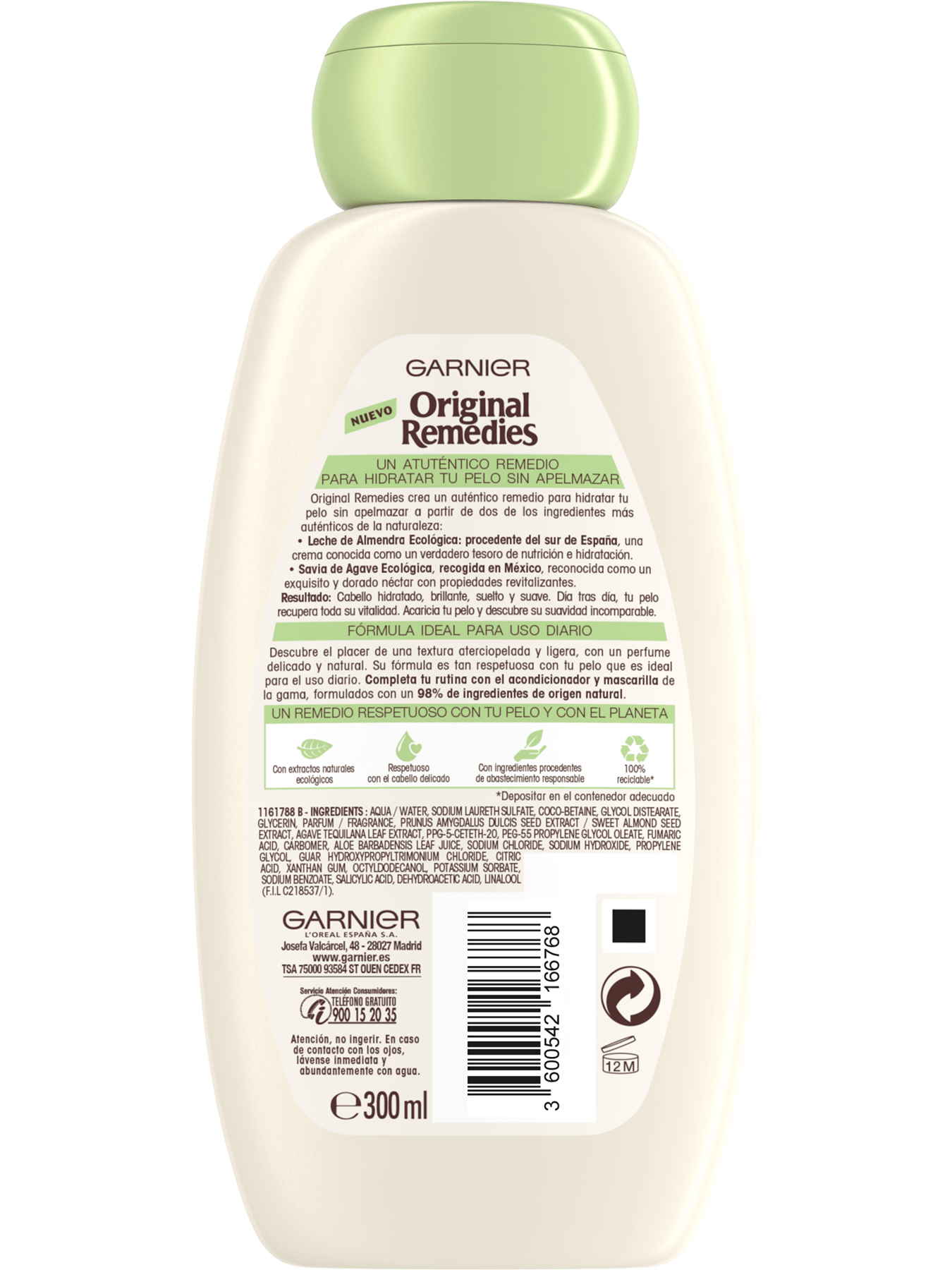 Champú Leche de Almendra